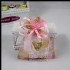 台北市-【愛禮布禮】婚禮小物：粉紅色新郎新娘燙金雪紗袋7x9cm,1個1.5元,10個15元_圖