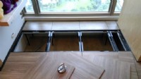 精密極致收納高架木地板床{匡床家} 無缝防潮濕九宮無隔超大容納空間_圖片(3)