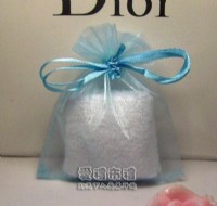 【愛禮布禮】婚禮小物：水藍色雪紗袋8x10cm,1個1.7元,10個17元_圖片(1)