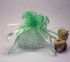台北市-【愛禮布禮】婚禮小物：粉綠色鑽點圓形紗袋 @26cm,1個2.0元,10個20元_圖