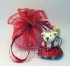 台北市-【愛禮布禮】婚禮小物：大紅色鑽點圓形紗袋 @23cm,1個1.8元,10個18元_圖