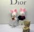 台北市-【愛禮布禮】婚禮小物：5公分婚紗情侶兔(1對)--婚禮小物(1對)23元_圖