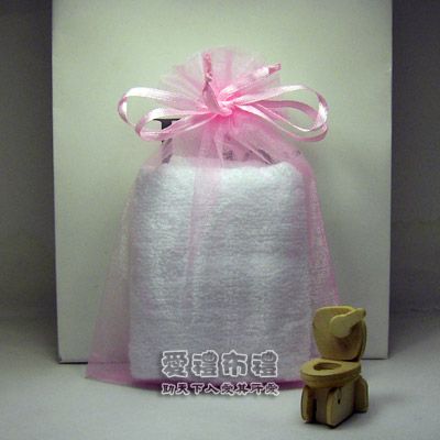【愛禮布禮】婚禮小物：粉紅色雪紗袋12x17cm,1個2.6元,10個26元 - 20141110151628-603932149.jpg(圖)