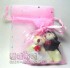 台北市-【愛禮布禮】婚禮小物：粉紅色鑽點紗袋8x10cm,1個1.7元,10個17元_圖
