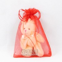 【愛禮布禮】婚禮小物：大紅色雪紗袋10x15cm,1個2.1元,10個21元_圖片(1)