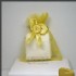 台北市-【愛禮布禮】婚禮小物：淡金色鑽點緞帶花雪紗袋7x9cm @1個2.6元,10個26元_圖