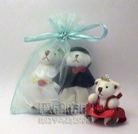 【愛禮布禮】婚禮小物：水藍色雪紗袋10x12cm,1個1.9元,10個19元_圖片(1)