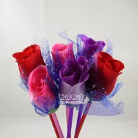 【愛禮布禮】婚禮小物： 花朵造型圓珠筆, 5色混批.一般價 7 元 會員價 7 元_圖片(1)