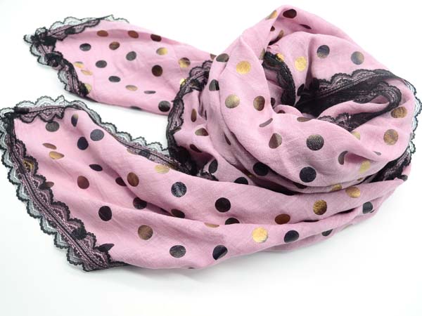 秋冬超柔膚棉麻圍巾登場~中部飾品批發~保暖圓點圍巾~暖暖時尚 - 20160920173203-364127661.jpg(圖)