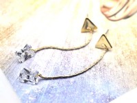 看韓劇人氣女星都在戴的時尚大耳環~幾何 耳線 羽毛 週週千百款新品_圖片(4)