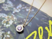 永恆的經典~深刻的唯一愛戀~甜蜜飾品~316不銹鋼鎖骨短鍊~最甜的玫瑰金~耀眼閃亮~守億飾品批發_圖片(3)