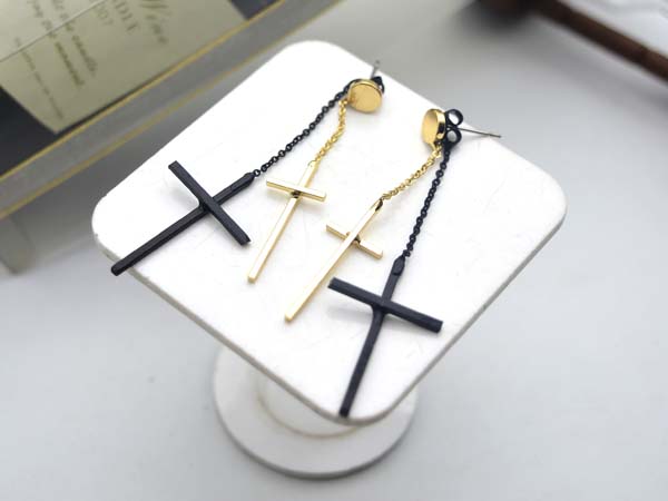 韓國流行飾品~時尚十字架耳環/項鍊~中部最潮商家~守億飾品批發 - 20161008121251-900298746.jpg(圖)