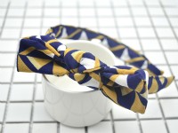 復古搖滾~嘻哈幾何圖騰寬版布面髮箍(圈)髮帶_圖片(2)