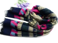 新時尚復古異國情調針織毛料保暖圍巾批發 可網路下單_圖片(1)