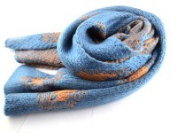 新時尚復古異國情調針織毛料保暖圍巾批發 可網路下單_圖片(4)