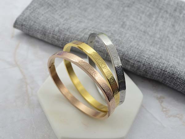 完美經典刻劃316醫療鋼三色金手環/耳環/抗敏短鍊批發/訂製 - 20161226195529-753530836.jpg(圖)