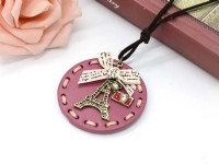 手工編織皮革手環/日式森林系長鍊/文青風慵懶髮夾通通在守億飾品批發_圖片(1)