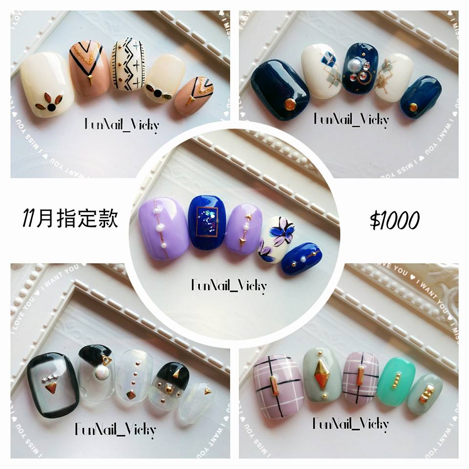 FunNail 美甲工作室-11月指定優惠手繪款 - 20151105144440-706133413.jpg(圖)