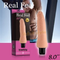 【Real Feel-逼真柔老二震動棒(漢克)】台北情趣用品店哪裡有_圖片(1)