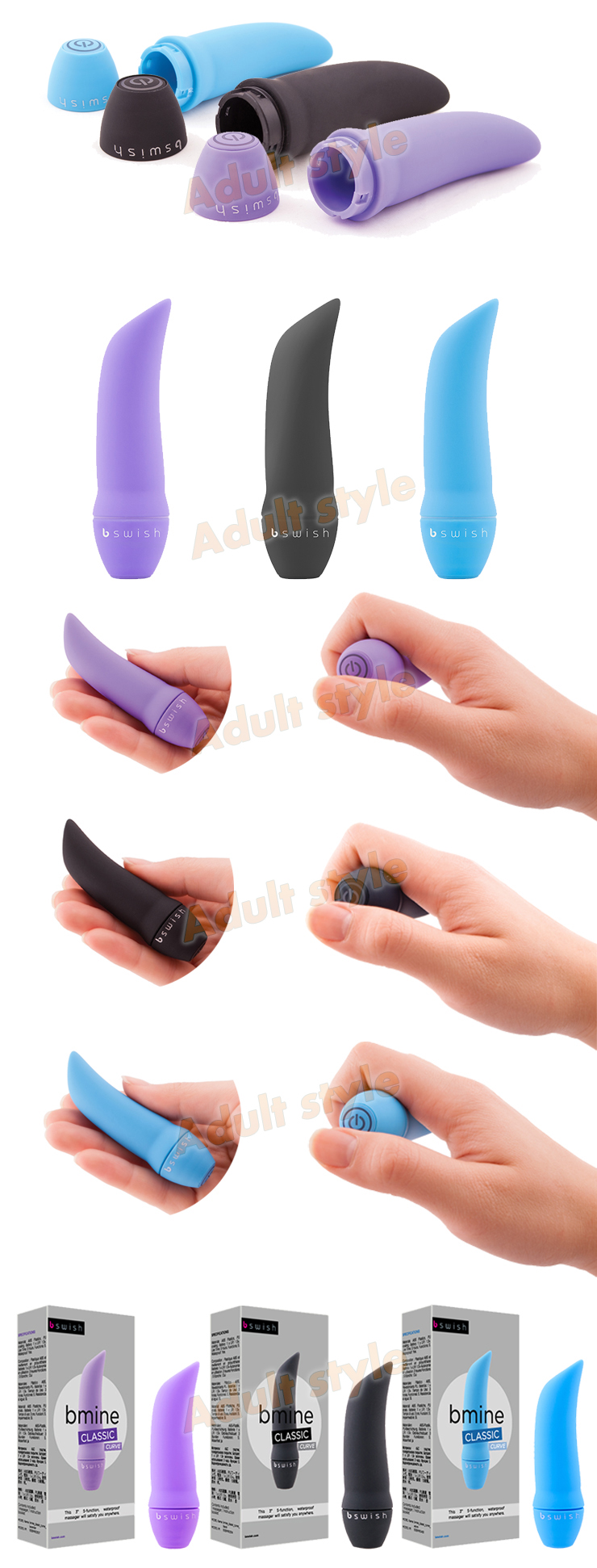 【美國時尚藝術Bswish-Bmine Classic Curve五段變頻G點按摩棒】情趣用品 奇摩  - 20151022112622-484526046.jpg(圖)