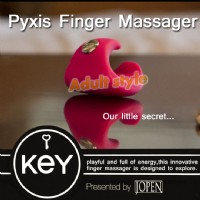 【美國KEY-Pyxis Finger派克斯手指震動器】情趣用品示範教學_圖片(1)