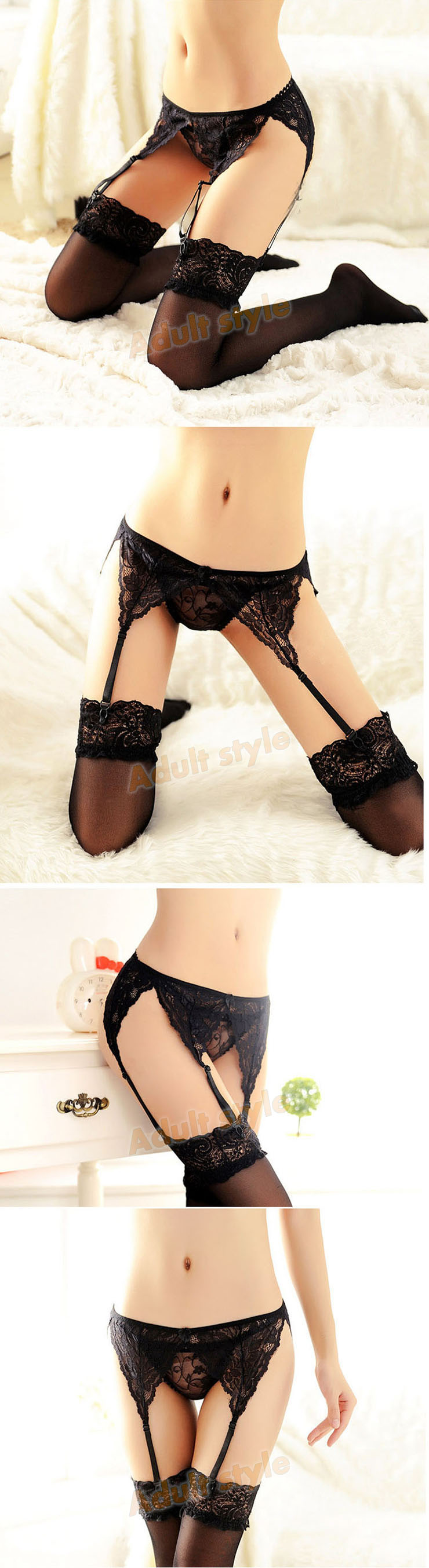 【高彈雙層蕾絲滾邊吊襪帶(戴麗爾)黑色】情趣用品哪裡買品質好 - 20151231104616-530109939.jpg(圖)