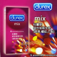 【杜蕾斯綜合裝衛生套(6X2)入】情趣用品示範教學_圖片(1)