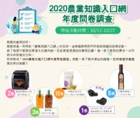 2020農業知識入口網年度問卷調查_圖片(1)