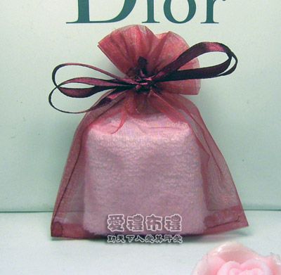 【愛禮布禮】婚禮小物：酒紅色雪紗袋8x10cm,1個1.6元起 10個 一般價 20 元 會員價 20 元 - 20160101201600-651134673.jpg(圖)