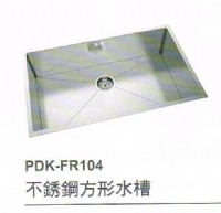 (YOYA)客林渥☆PAIDOK德國技術不鏽鋼水槽 PDK-FR104 不銹鋼方形水槽☆來電特價☆0983375500☆ 台中水槽、台中廚具_圖片(1)