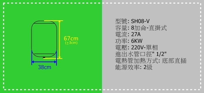 (YOYA)亞昌牌熱水器 SH08-V超能力8加侖電熱水器直掛☆來電特價☆0983375500☆台中熱水器、彰化熱水器、南投熱水器、草屯熱水器 - 20160910075520-465631170.jpg(圖)