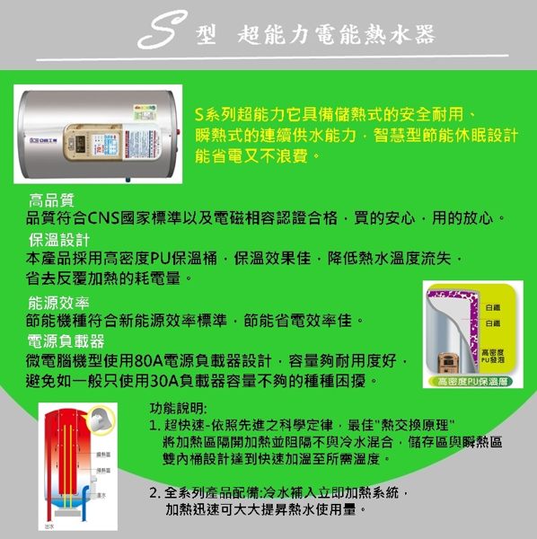 (YOYA)亞昌牌熱水器SH20-H超能力20加侖儲存式電能熱水器*橫掛式*單相☆來電特價☆0983375500☆亞昌牌電能熱水器、彰化熱水器、 - 20161020230812-976436792.jpg(圖)