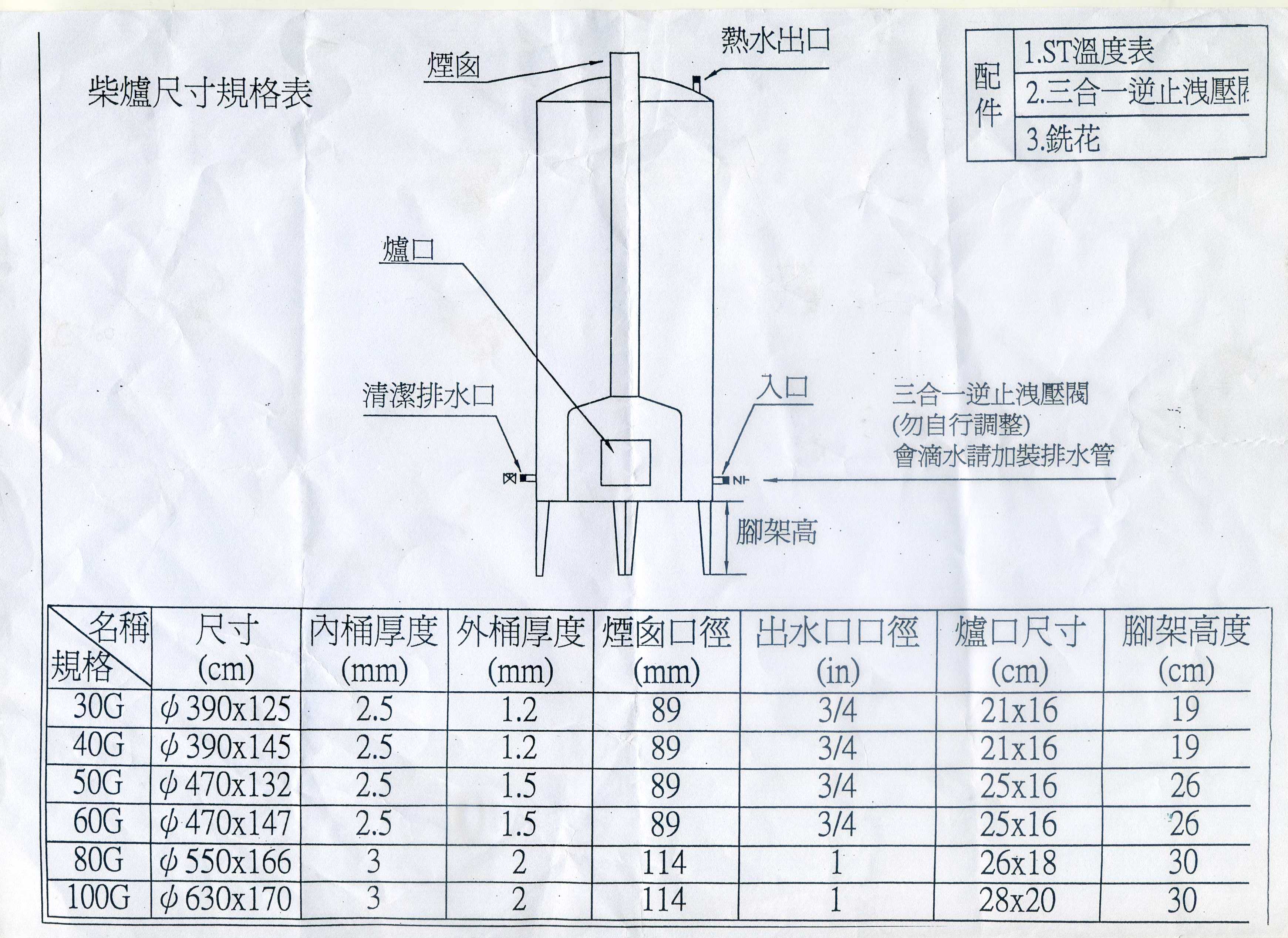 柴爐儲熱式熱水器150G燒柴熱水器150加侖☆中彰免運☆0983375500☆台製白鐵燒材熱水爐不鏽鋼材爐熱水器☆苗栗燒材爐、雲林 - 20181024160054-368146127.jpg(圖)