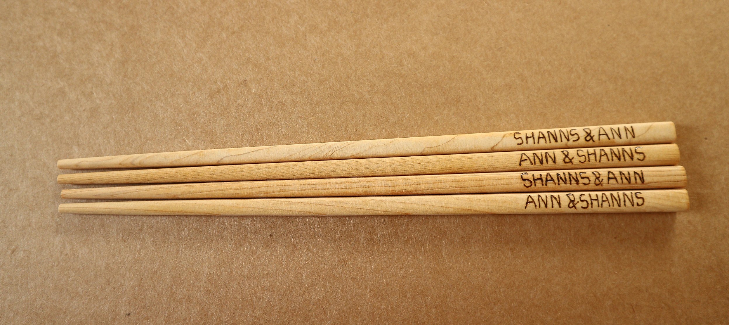 Handed and electro cauterized cypress chopsticks(handmade and customized of English words.) - 20160919154454-271268569.JPG(圖)