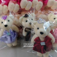【愛禮布禮】婚禮小物：12公分B款公主熊獨立包裝(多色多款混出) 一般價 17 元 會員價 17 元_圖片(1)
