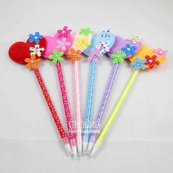 【愛禮布禮】婚禮小物： 桃心小花圓珠筆.售價為一打12支的價格(依現有顏色混出.獨立OPP自粘袋包裝) 90 元 - 20170228212320-288311495.jpg(圖)
