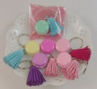 【愛禮布禮】婚禮小物：馬卡龍鑰匙圈(OPP袋獨立包裝5色平均混出) 一般價 18 元 會員價 18 元_圖片(1)