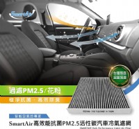 SmartAir高效能抗菌PM2.5活性碳汽車冷氣濾網_圖片(2)