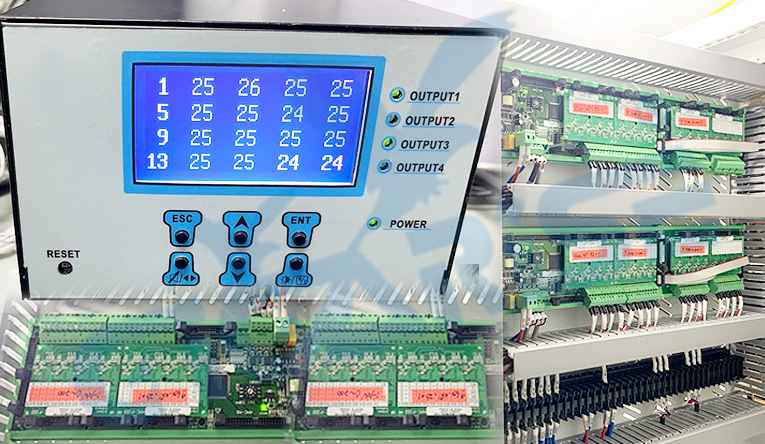 SD3000-＋六組輸入免開孔表面型溫度控制器-8迴路温濕度控制器-16通道熱電偶模組RS-485溫度控制器-熱電偶K type溫度控制器-高亮度溫溼度大字幕顯示器 - 20250621194137-602697330.jpg(圖)