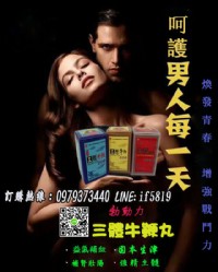 三體牛鞭丸 壯陽補腎 強精生髓 男人自信 女人微笑_圖片(1)