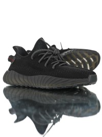 adidas originals yeezy boost 350 v3 情侶新款半透明紗網針織爆米花慢跑鞋 _圖片(4)