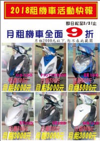 台中租機車,月租只要2000元,最便宜_圖片(3)