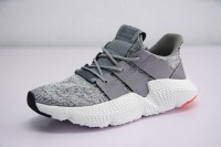 adidas originals prophere 刺猬針織套腳情侶慢跑鞋 灰太陽紅 _圖片(1)