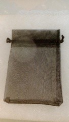 【愛禮布禮】婚禮小物：黑色雪紗袋10x15cm,1個1.8元50個 一般價 90 元 會員價 90 元_圖片(1)