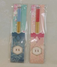 【愛禮布禮】婚禮小物：箸福囍筷禮盒(兩色平均混出) 一般價 12 元 會員價 12 元_圖片(1)