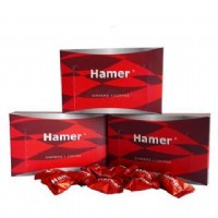 【馬來西亞原裝進口】Hamer candy汗馬精力糖人參糖 悍馬能量糖咖啡糖紅糖 一盒30顆_圖片(1)