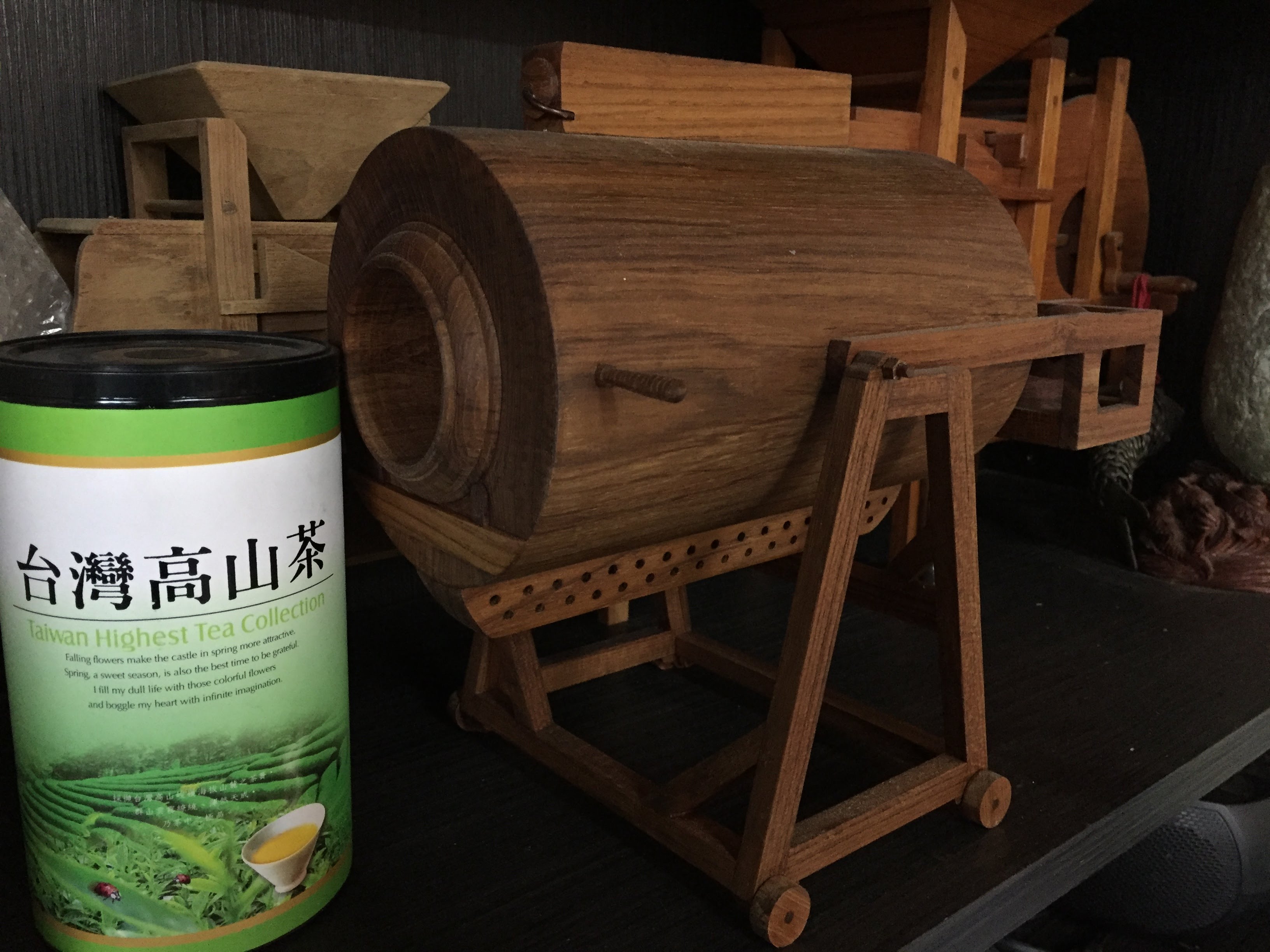 明宏雕刻社手工訂製製茶機具組,風穀機,柚木手工製作.各式木雕藝品修復. - 20180406235135-30223669.jpg(圖)