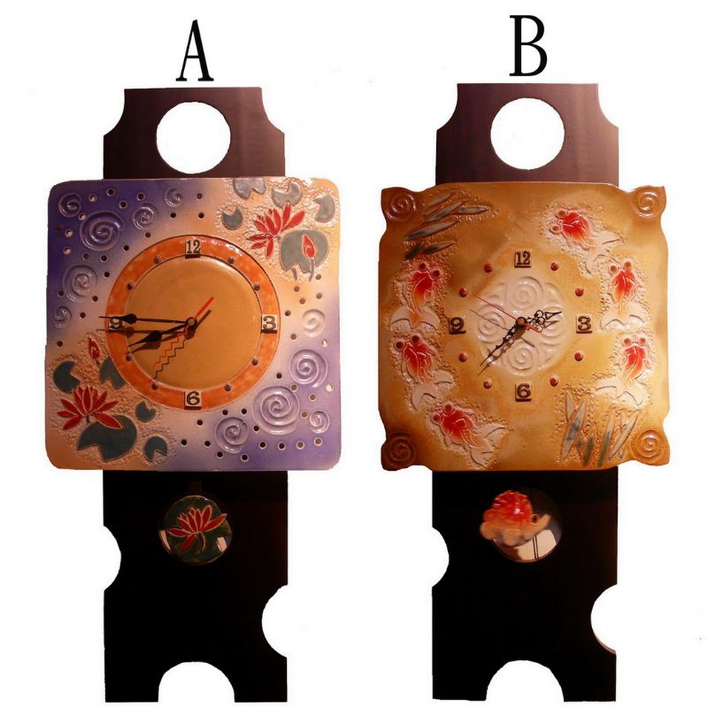 陶製掛鐘~(歡迎批發) - 20081105200131_132352669.jpg(圖)