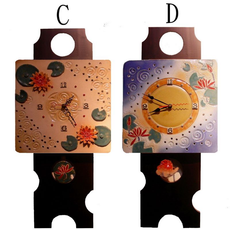 陶製掛鐘~(歡迎批發) - 20081105200131_132442839.jpg(圖)
