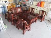 18715 紅木雕刻 10件組椅 新竹二手家具,二手辦公桌椅,回收餐飲設備,環保2手家具,估價回收傢俱,搬家二手家具_圖片(2)